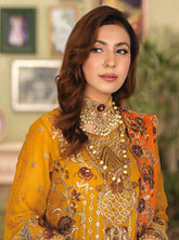 D#42 Imrozia Majestic Bagh Emb Chiffon Collection 823
